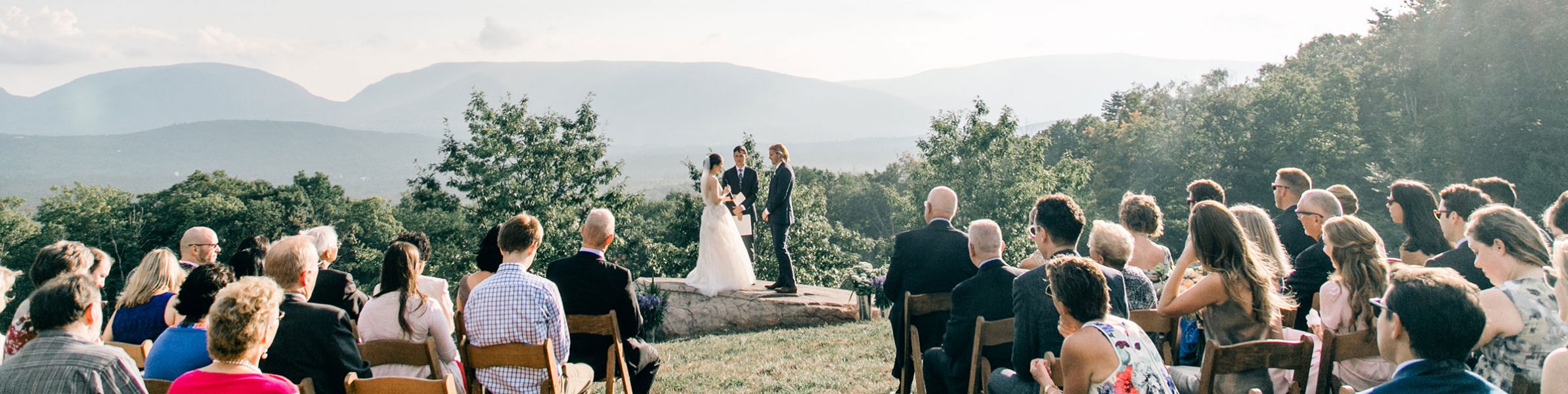 Mountaintop wedding